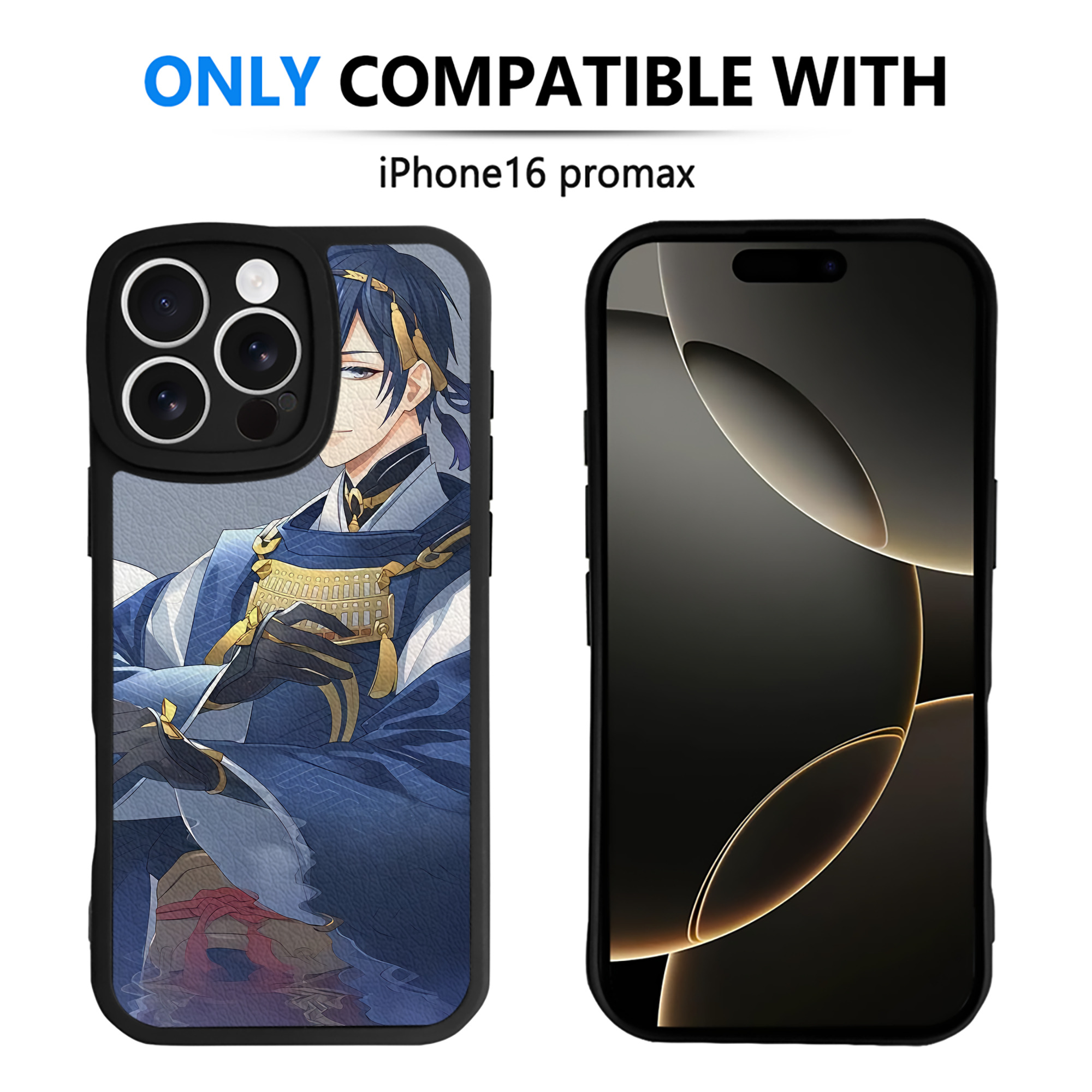 （画像用） 刀剣乱舞 Touken Ranbu 【iPhone 16シリーズ対応】シリコンスマホケース（レザー調） 材質：シリコン